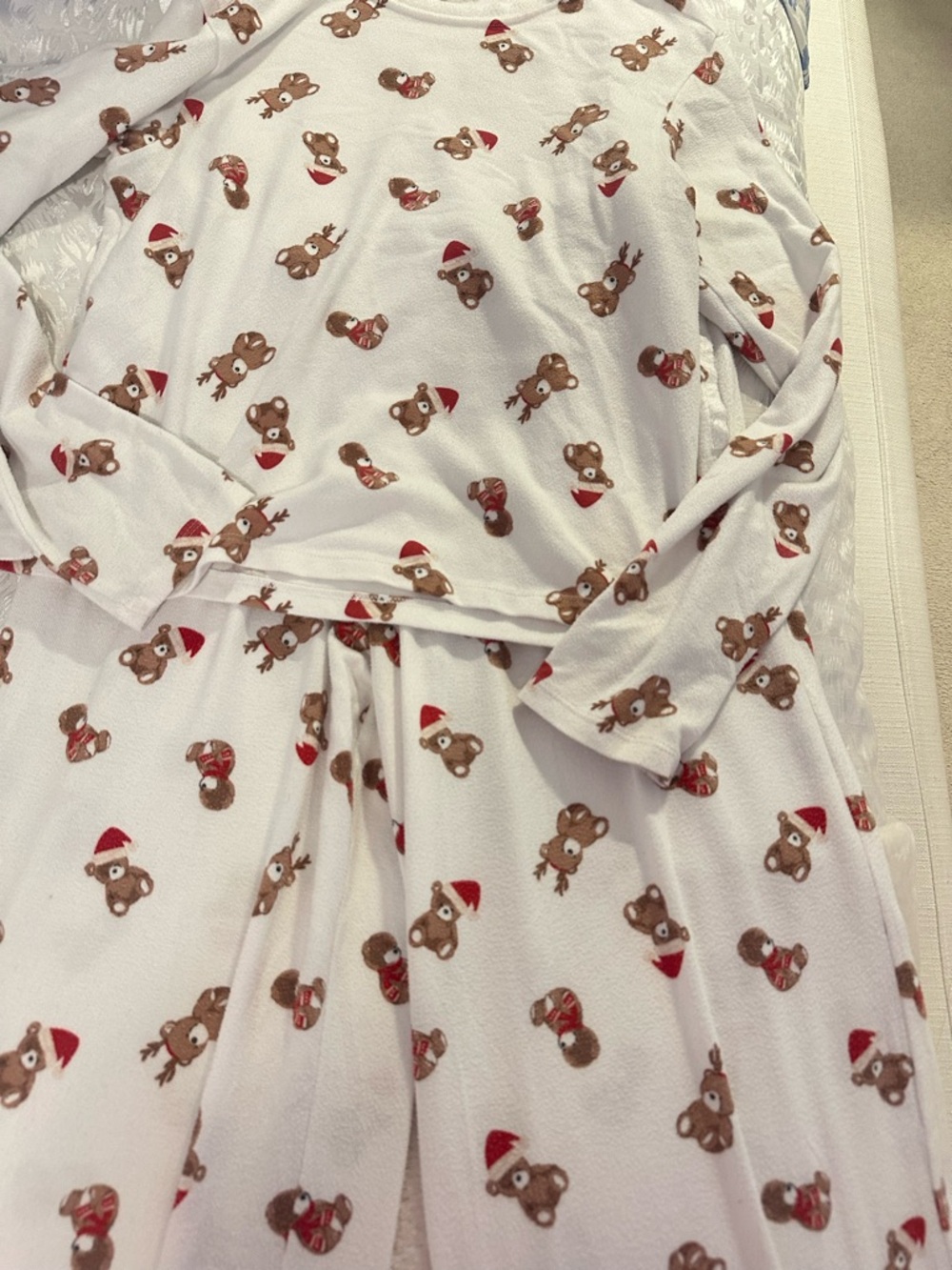 Hollister White Holiday Reindeer set